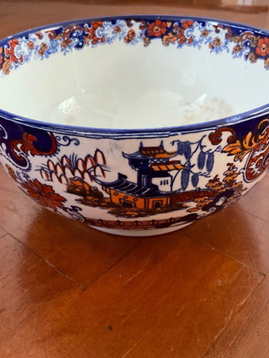 Μπολ αντικα Ridgways 1900-1919 με γιαπωνέζικο σχέδιο Imari σαν καινούργιο