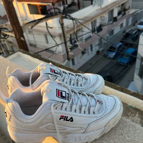 Fila shoes used, size 44, white casual