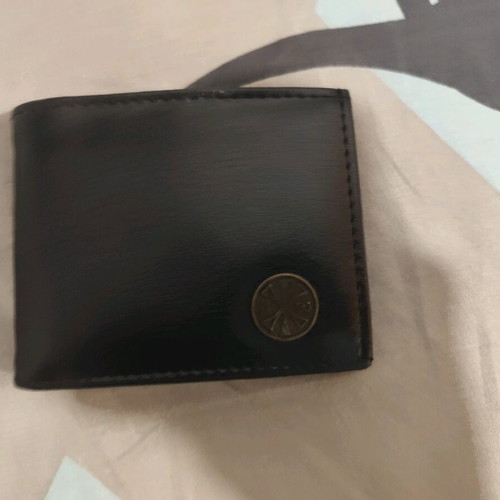Leather wallet black like new