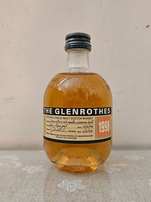 Glenrothes 1998-2014 whisky miniature new, sealed glass bottle 100ml