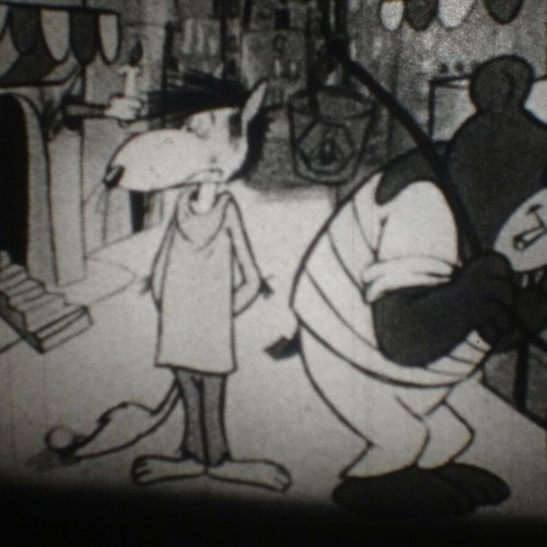 The Little Hungry Wolf Super 8mm film used, black and white, silent