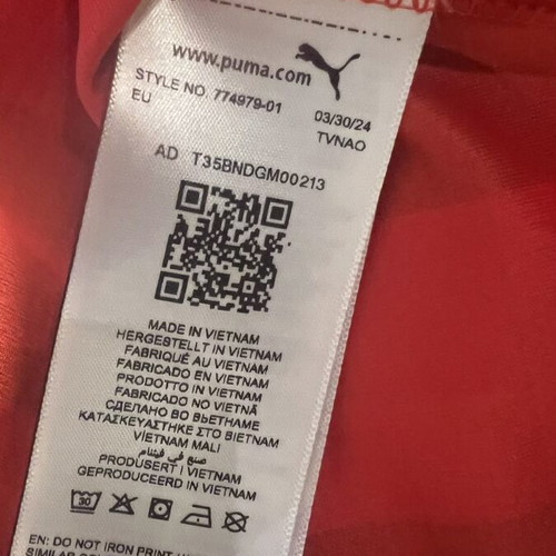 Milan jersey Puma appearance size large, like new