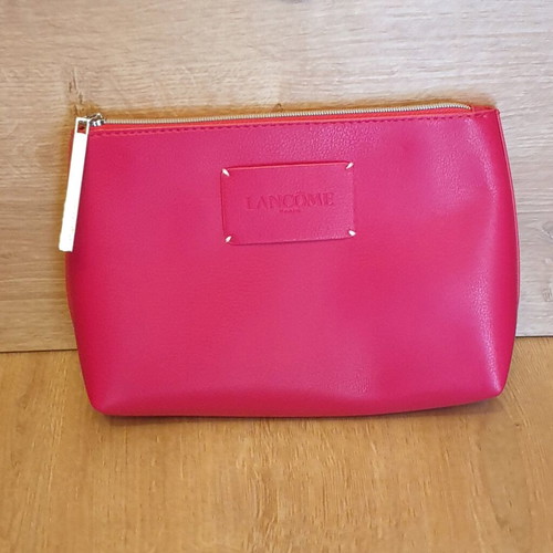 Lancome toiletry bag new pink leatherette