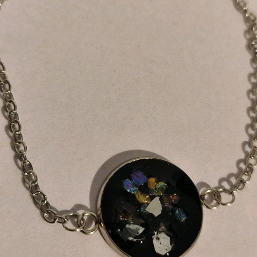 Fragments bracelet new with stainless steel chain and crystals