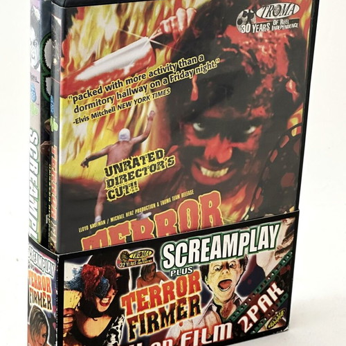 Screamplay and Terror Firmer 2pack DVD used, horror thriller