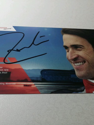 Ricardo Zonta F1 autograph like new, authentic