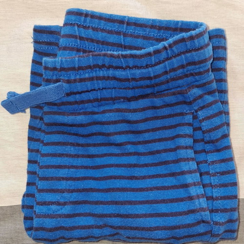 Σορτσάκι παιδικό Mothercare μεταχειρισμένο, μπλε ριγέ με μαύρο, 4-5 ετών έως 110 cm