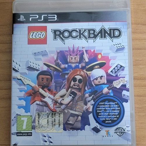 LEGO Rock Band PS3 game, Europe version