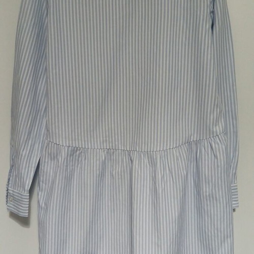 Stradivarius women's shirt like new, gray and blue, size M