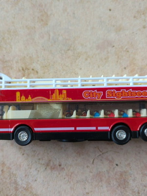 Tourist bus city sightseeing like new