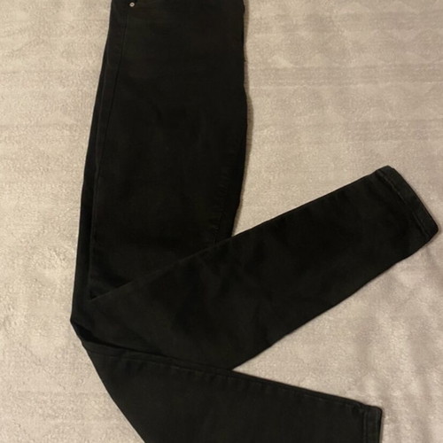 Denim black elastic skinny jeans size S like new
