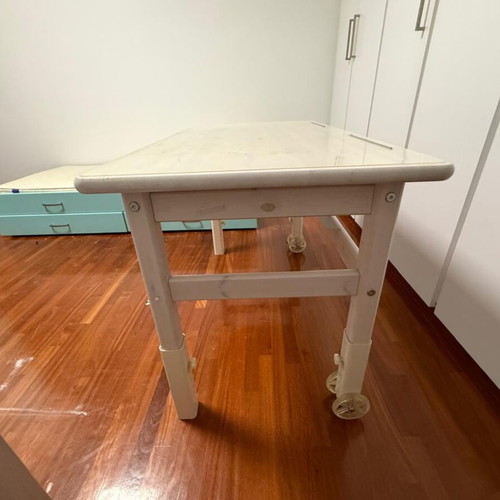 Wardrobe with drawers, bed with mattress, storage, lift-up desk, bookshelf