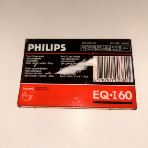 Philips EQ-I 60 Audio Cassette Type I blank new
