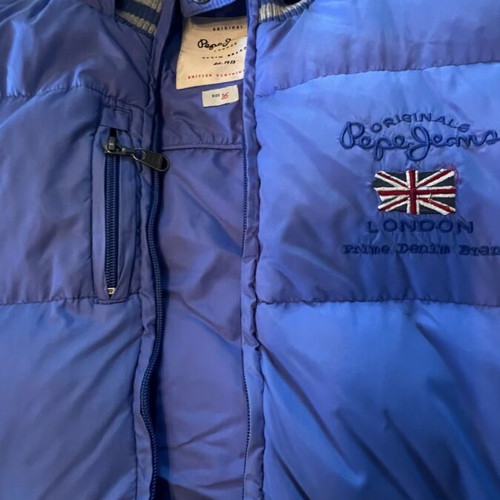 Pepe Jeans jacket for 16 years like new, blue, sleeveless option