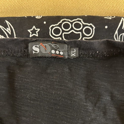 Men's T-shirt black and white