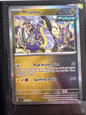 Miraidon Pokemon Card holo rare καινούργιο