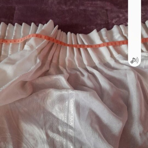 White short curtain used 1.50×1.60