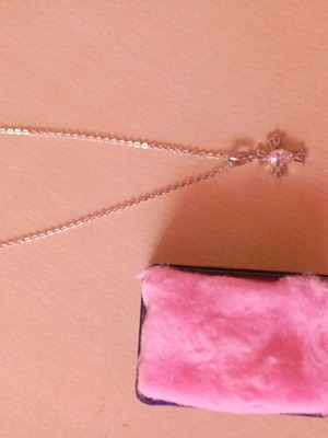 Silver cross and chain new