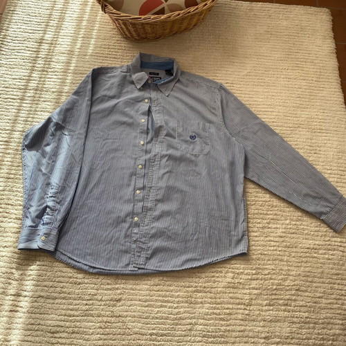 Champ Unisex Shirt like new, No. L-XL, white and blue