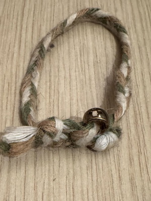Bracelet with metal cross like new