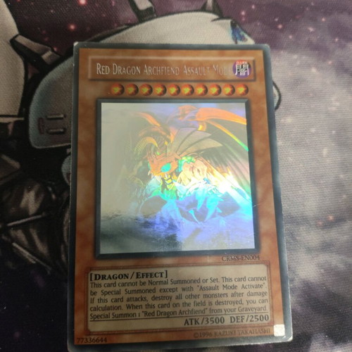Yu-Gi-Oh card Red Dragon Archfiend Assault Mode used ghost rare