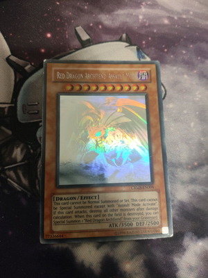 Yu-Gi-Oh card Red Dragon Archfiend Assault Mode used ghost rare