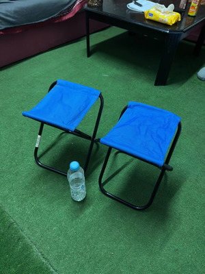 Camping stools new, set of 2 small