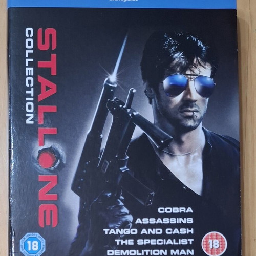Sylvester Stallone Collection Blu-ray set of 5 action movies like new