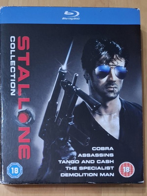 Sylvester Stallone Collection Blu-ray σετ 5 ταινίες δράσης σαν καινούργιο