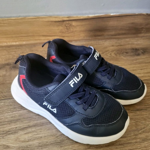 Fila shoes used, size 30, blue with red details