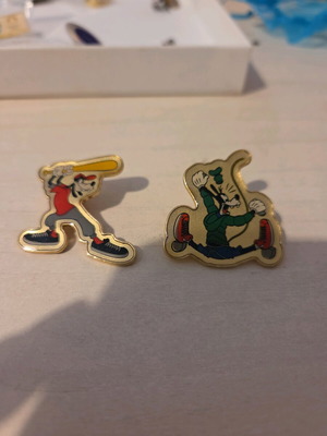 Vintage καρφίτσες Disney Goofy σμάλτου σαν καινούργιες