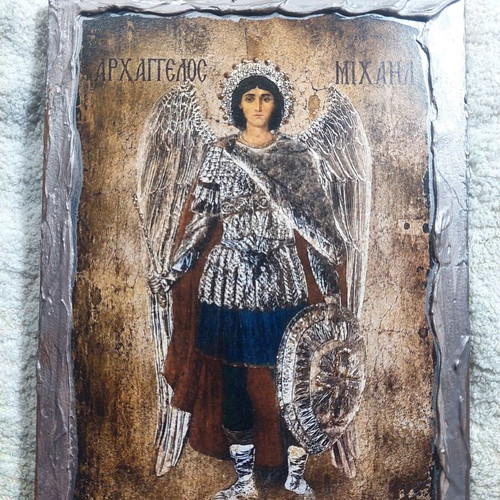 Religious icon of Archangel 15x20 cm new