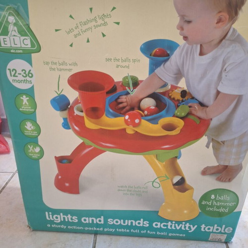 ELC Lights and Sounds Ball Activity Table