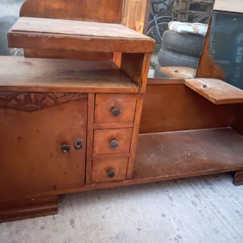 Vintage dressing table used, Art Deco style, circa 1930