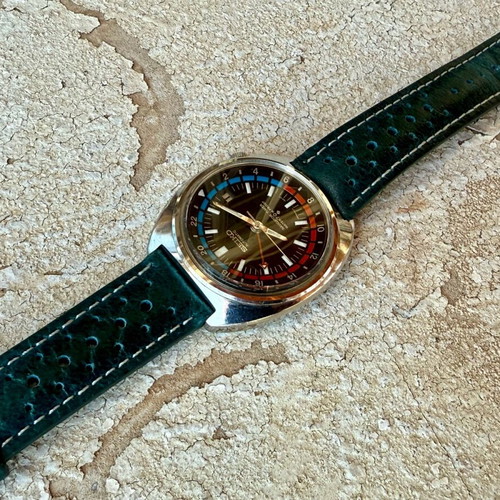 Seiko Vintage Navigator used black unisex watch