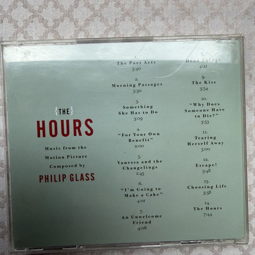 The Hours Philip Glass CD