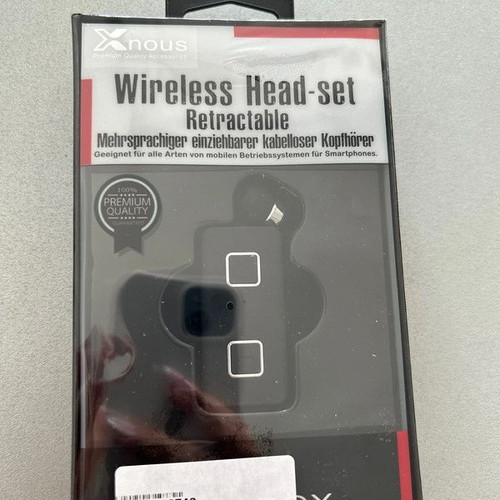 Bluetooth headset new with 8-hour battery and vibration