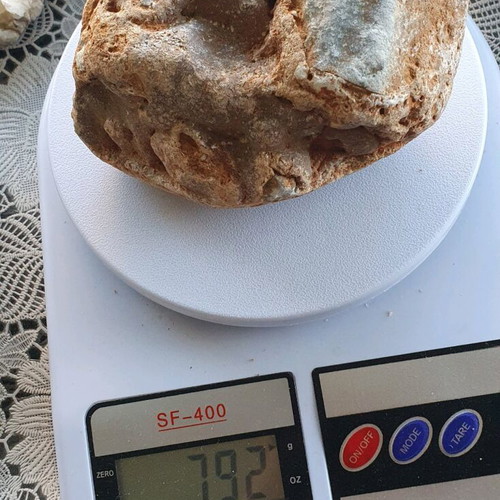 Raw agate from Evros beach 13cm new