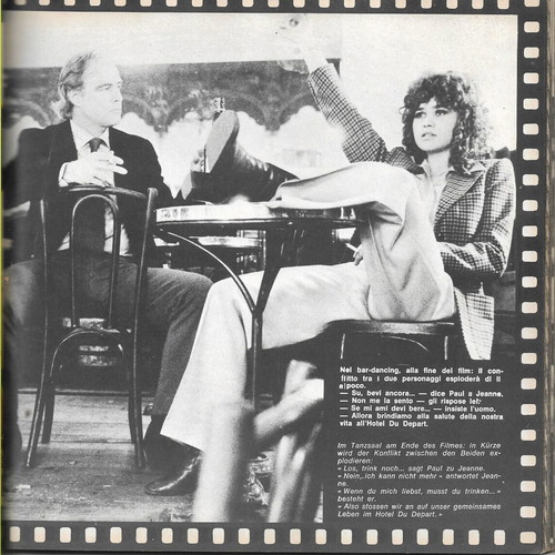 Book photographic edition of the film 'Last Tango in Paris' used