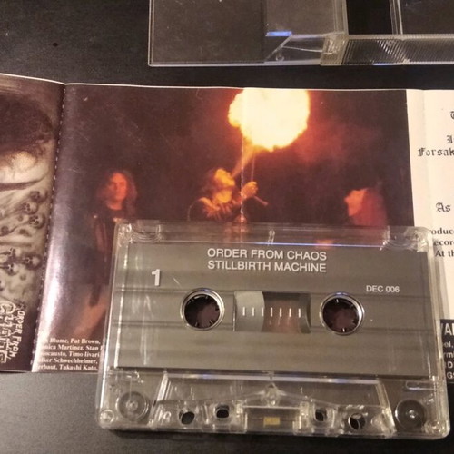 Order from chaos Stillbirth machine cassette tape like new, metal