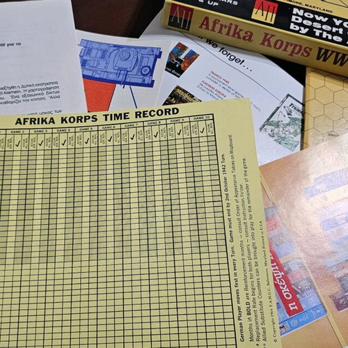 Afrika Korps board strategy game new