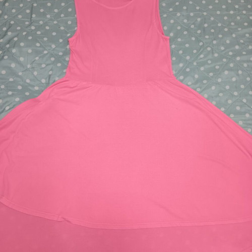H&M pink asymmetrical sleeveless dress like new