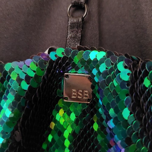 BSB sequin top medium with adjustable straps, like new