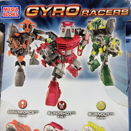 Mega Bloks Gyro Racers Slingshot sealed vintage set