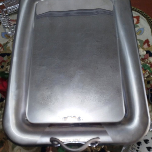 Silver Inox tray used