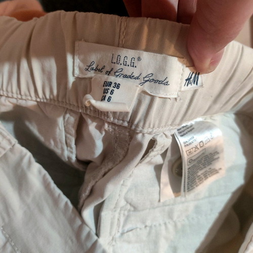 Set of pants and top like new, summer, beige and orange