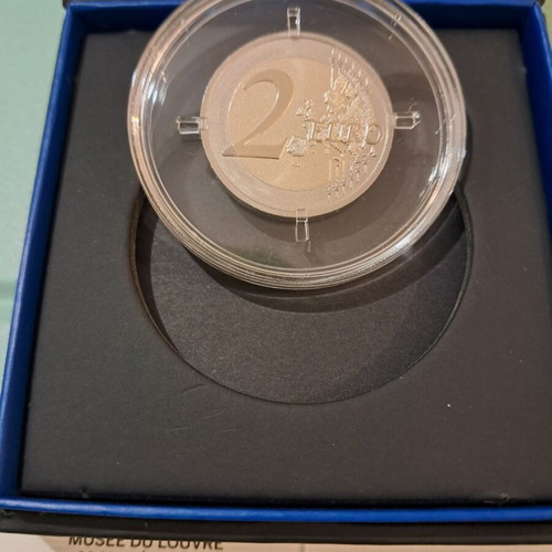 France 2025 2 Euro Reverse Proof Coin Louvre Museum new