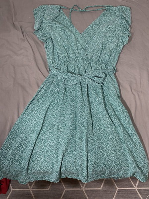 Vero Moda summer dress like new, white and green, size S