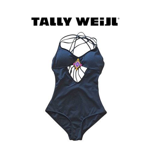 Tally Weijl women's swimsuit size 36 like new, black
