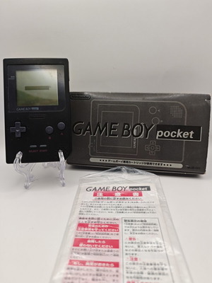 Gameboy Pocket used, black, boxed with original Japanese manual